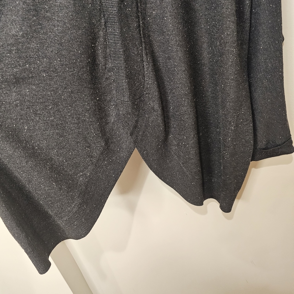 Solution Long Sleeve Open Front Black Cardigan Sw… - image 6